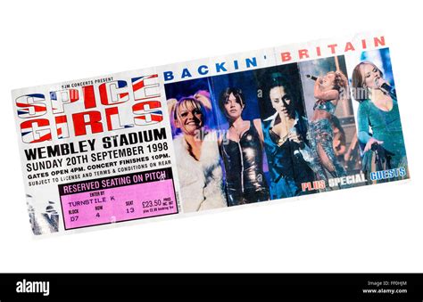 Spice Girls Biglietti Concerto Per Lo Stadio Di Wembley Londra Gran