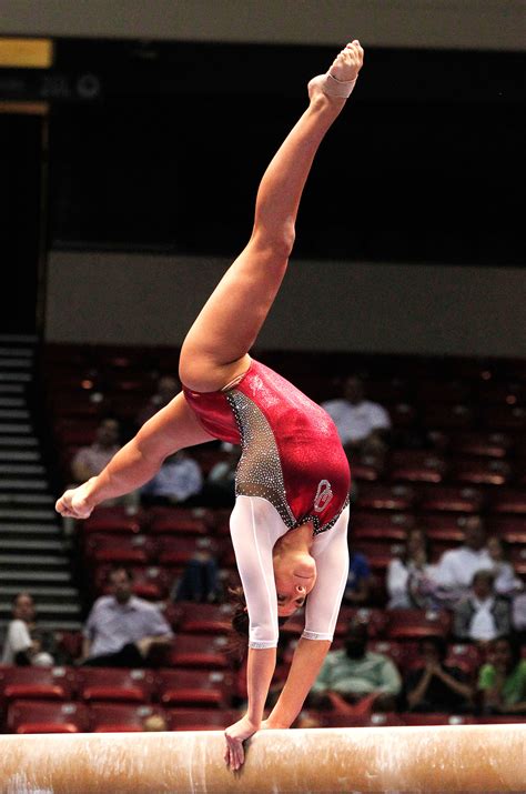 Oklahomas Taylor Spears Espnw 2014 Ncaa Womens Gymnastics Championships Espnw