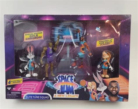 Space Jam A New Legacy Elite Tune Squad Action Figure 4 Pack Gold