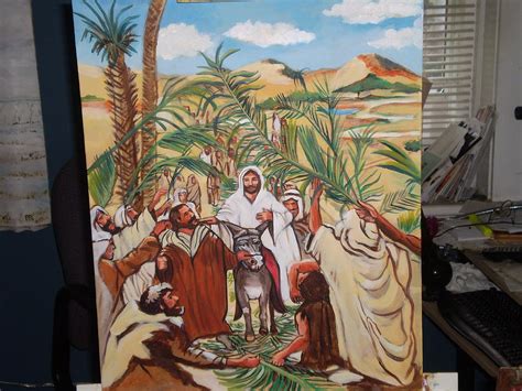 Palm Sunday Painting By Ricardo Colon Pixels