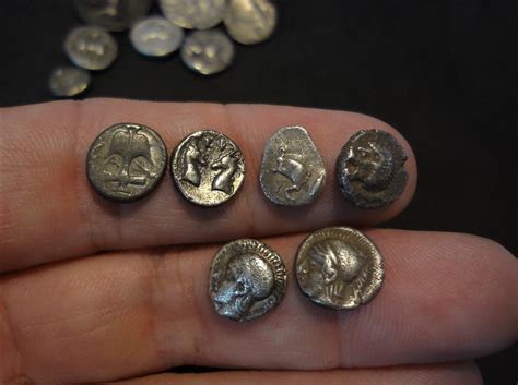 How About 20 Tiny To Small 4mm 20mm Ancient Greek Silver Coins Ca