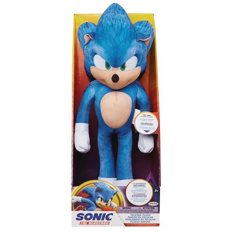 Sonic The Hedgehog Movie Sonic 13 Inch Talking Plush Toy Walmart Canada