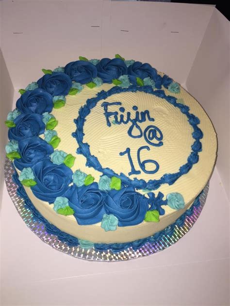 Blue Rose Buttercream Bakers Craft Cakes