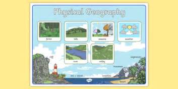 Physical Geography Large Poster Teacher Made