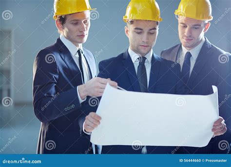 Constructors Stock Photo Image Of Engineering Discussing 56444660