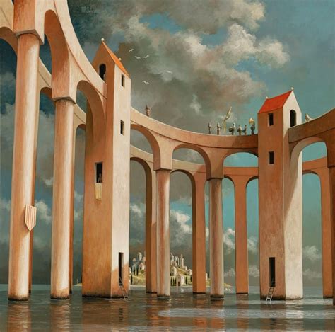 Michiel Schrijver 1957 Surreal Architecture Painter Architecture