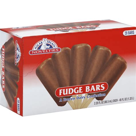 Polar Treats Fudge Bars 20 Ct Box Non Dairy Ice Cream And Novelties