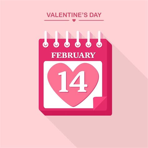 Calendario De Corte Para Febrero Feliz Dia De San Valentin 14 De