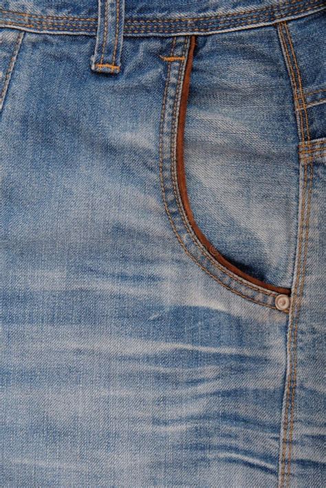 Front Pocket Of Jeans Stock Photo Image Of Brown Loop 41975540