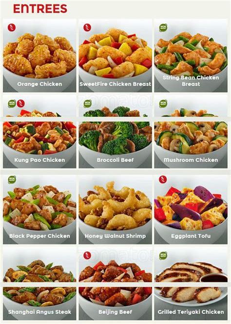 Closed they invented a new way to cheat you. Menu for Panda Express, South Side ... | Nutrition, Panda ...