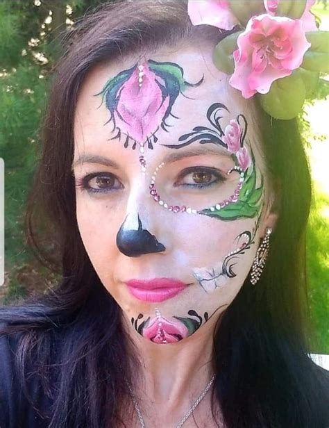 Day Of The Dead Face Painting Design Ideas Face Painting Halloween