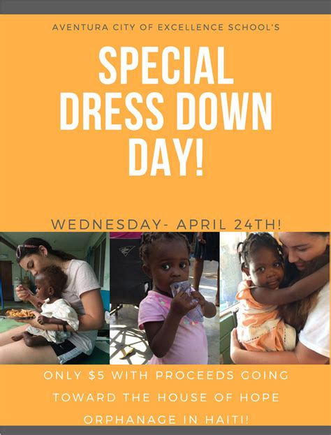Special Dress Down Day About Us