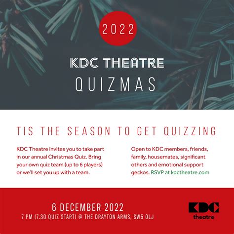 Kdc Theatre Central London Based Amateur Theatre Group Maker Of Theatre Creating