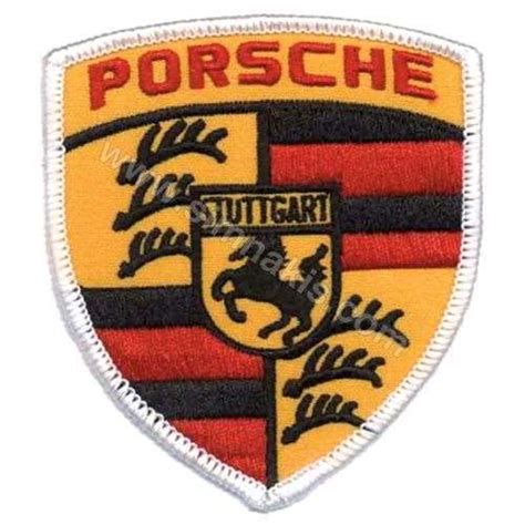Porsche Logo Nakış İşleme Arma Amblem Patch 9×75 Cm Patch Dünyası