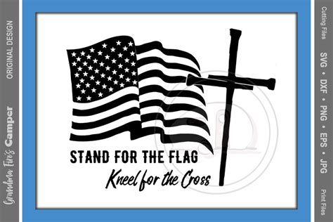 American Flag And Cross Wallpaper Christian Right Flag Cross