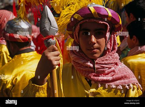 A Shia Muslim In Lebanon Commemorates The Ashura On The Tenth Day Of