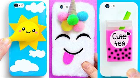 diy phone cases stress relievers easy and cute phone projects and iphone hacks youtube