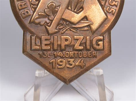 Derde Reich Badge Van Het Sa Stormtrooper Evenement In Leipzig Brig