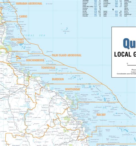 Queensland Local Government Areas Map Council Boundaries For The