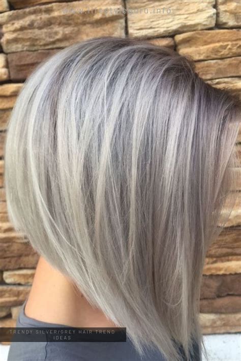 90 Trendy Silvergrey Hair Trend Ideas Lifestyle Guru Hair Styles