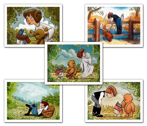 Wookiee The Chew Print Set 3 Art By James Hance
