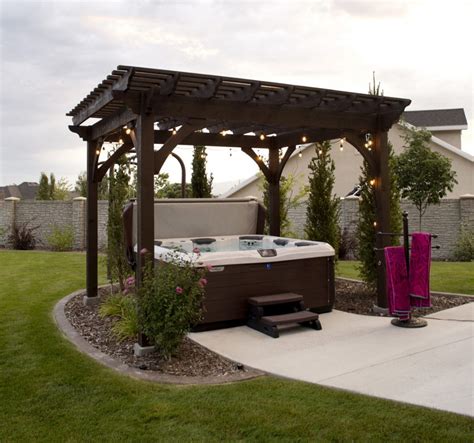 Richard's total backyard solutions carries the top selling hot tubs and swim spas in the nation. Heavenly Haven: DIY Hot Tub Pergola, Hammock Trellis ...