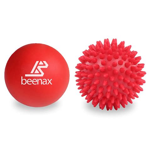 Beenax Lacrosse And Spiky Massage Ball Set Perfect For Trigger Point