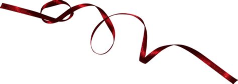 Download Ribbon Png Red Curling Ribbon Png Png Image With No