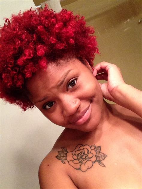 Red Natural Hair Red Hair Color Colored Hair Tips Natural Hair Styles