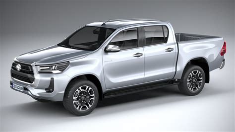 Toyota Hilux Double Cab 2021 3d Model Cgtrader