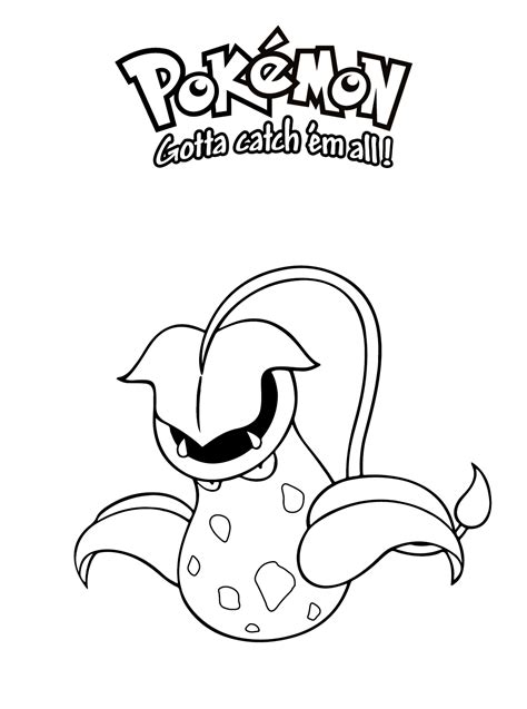 Victreebel Coloring Pages Free Online For Kids
