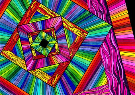 132 Psychedelic Squares By Abstractendeavours On Deviantart