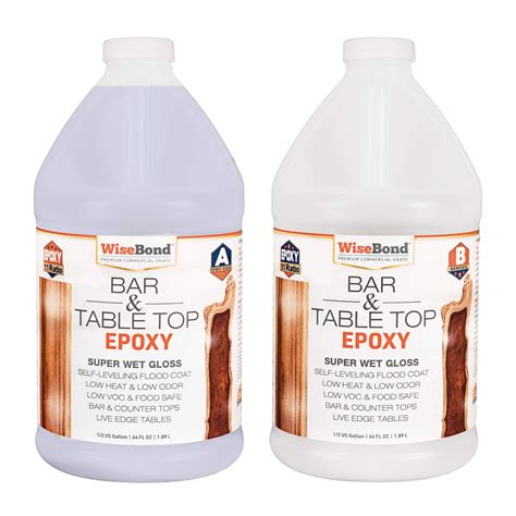 Buy Wisebond Super Clear Table Top Epoxy Is An Incredible Solution For
