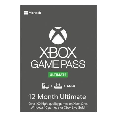 Xbox Game Pass Ultimate 12 Month Subscription Xbox One Windows 10
