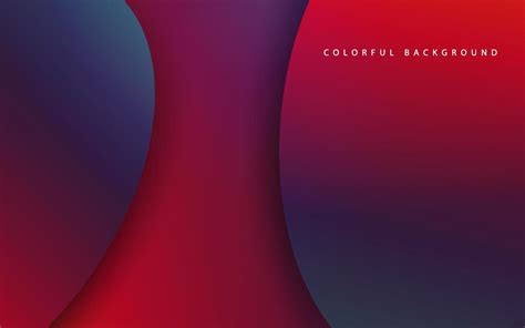 Abstract Blue Red Gradient Overlap Layer Background 11991556 Vector Art