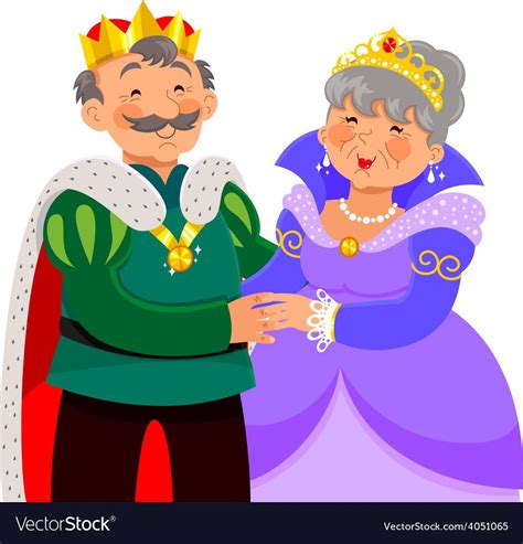 Mature King And Queen Royalty Free Vector Image King And Queen Images