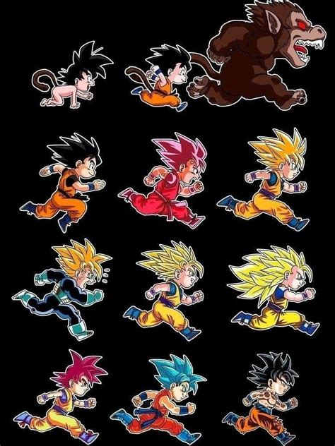 Your goal is to travel through the universe in search of the dragon balls by playing alternately three of the most famous heroes of the series, goku become. Goku Evolution (With images) | Anime dragon ball super ...