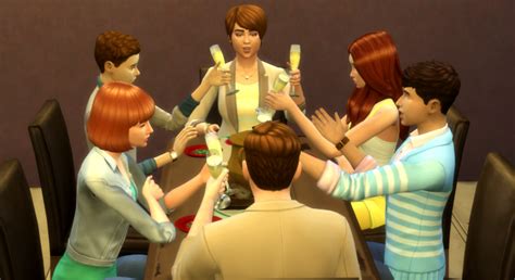 Sims 4 Ccs The Best Dinner Pose Pack By La Sims Society