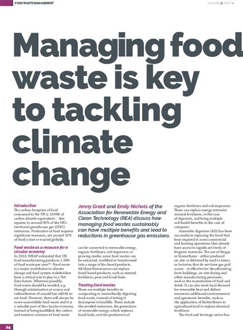 Managing Food Waste Is Key To Tackling Climate Change 2022 Food