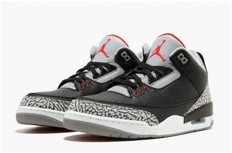A First Look At The Air Jordan 3 Black Cement Retro For 2018