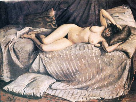Naked Woman Lying On A Couch Gustave Caillebotte Wikiart Org Encyclopedia Of Visual Arts