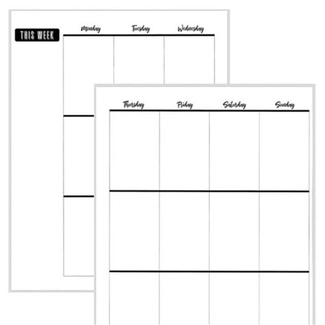 Free Printable Big Happy Planner Set Happy Planner Layout Free