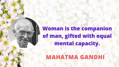 Mahatma Gandhi And Women Empowerment