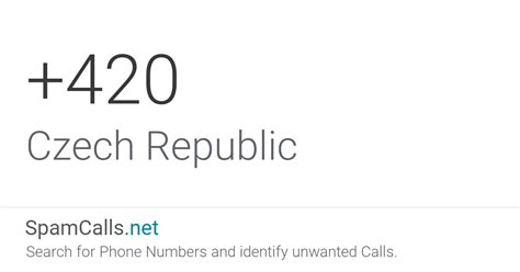Find below all the calling codes for czech republic and its cities and mobiles. Country Code +420: Phone Calls from Czech Republic