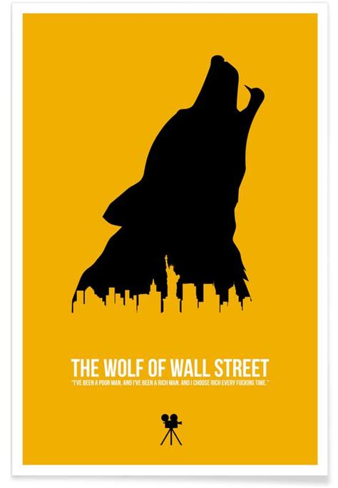 The Wolf Of Wall Street Poster Juniqe