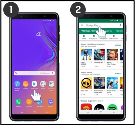 ¿cómo Descargar Una Aplicación De La Play Store En Tu Galaxy A9 2018