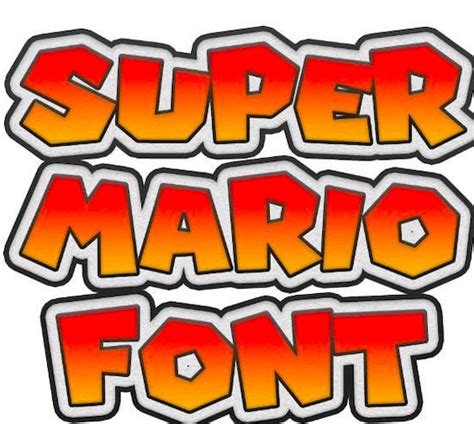 Super Mario 64 Font Rightmoo