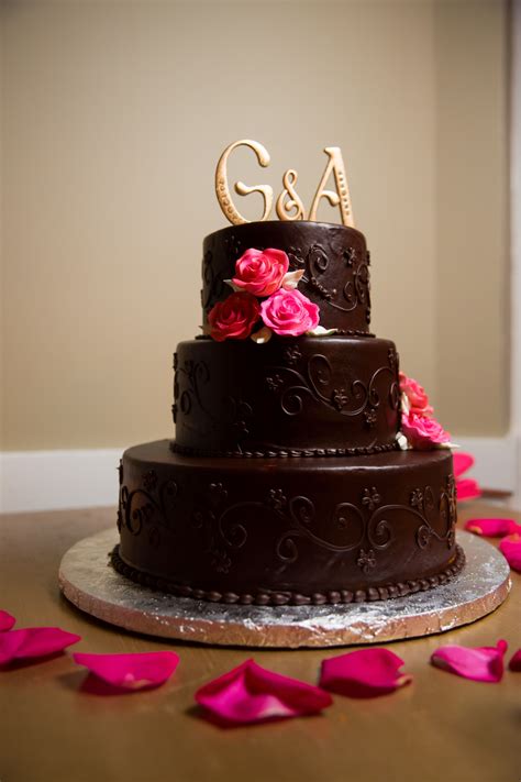 Double Chocolate Wedding Cake