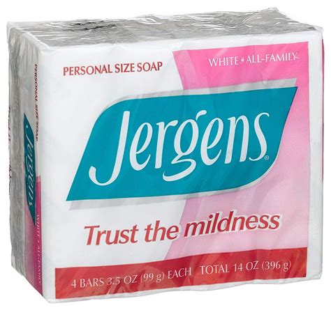 Jergens Bar Soap Personal Size 4 Ct 35 Oz