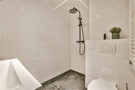 Modern Shower Stall Stock Image Image Of Comfort Elegance 240268681